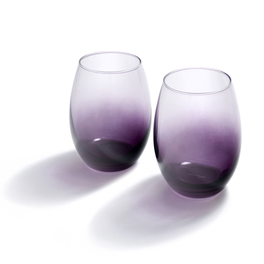 Italian Glass Tall Drinking Glasses, SET OF 2, Flowervine Pattern, 14 oz  Glasses, All Purpose Tumble…See more Italian Glass Tall Drinking Glasses,  SET