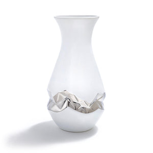 Oro Vase Silver